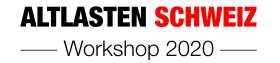 Altlasten Schweiz Workshop 2020