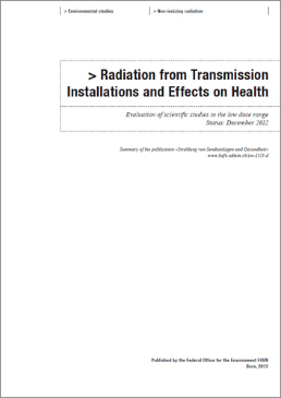 Cover Radiation from Transmission Installations and Effects on Health