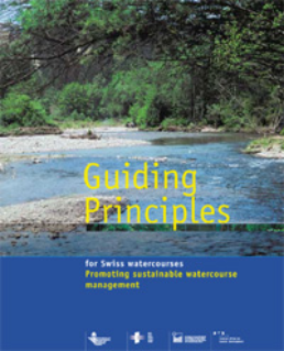 Cover Guiding principles for Swiss watercources. Promoting sustainable watercourse management. 2003. 12 p.