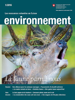 Cover Magazine «environnement» 1/16 - La faune parmi nous