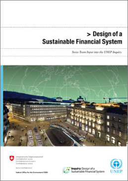 Cover Design of a Sustainable Financial System