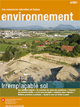 Cover Magazine environnement 4/2011 Sol