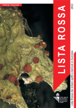 Cover Lista rossa delle specie minacciate in Svizzera: Licheni epifiti e terricoli. 2002. 122 p.
