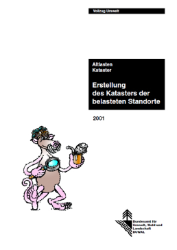 Cover Altlasten. Erstellung des Katasters der belasteten Standorte. 2001. 128 S.