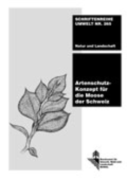 Cover Artenschutz-Konzept für die Moose der Schweiz. 1996. 47 S.