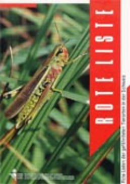 Cover Rote Listen der gefährdeten Tierarten der Schweiz. 1994. 97 S.