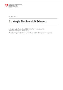 Cover Strategie Biodiversität Schweiz