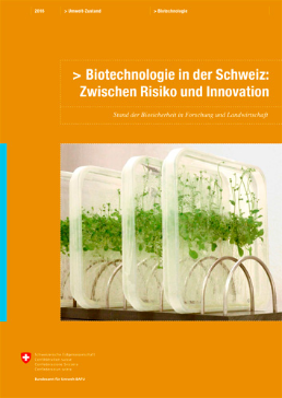 Cover Biotechnologie in der Schweiz: Zwischen Risiko und Innovation