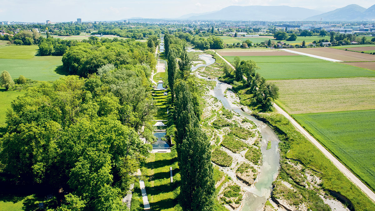  Renaturierungen der Aire im Kanton Genf