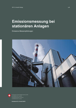 Cover Emissionsmessung bei stationären Anlagen