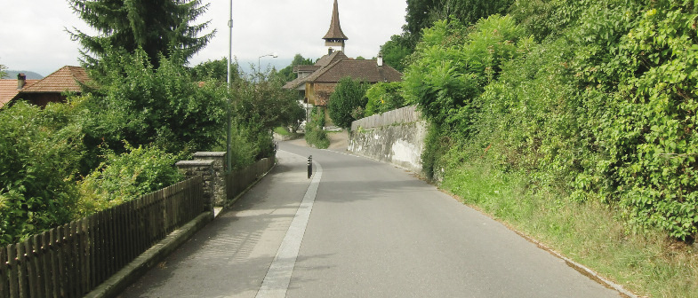 Gerzensee (BE) - Dorfstrasse: Strassenraumgestaltung