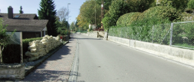 Prêles (BE) - Route de Neuveville, Strassenraumgestaltung