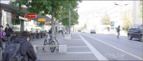 Vevey (VD) - Avenue du Général-Guisan Strassenraumgestaltung Fussgängerraumgestaltung