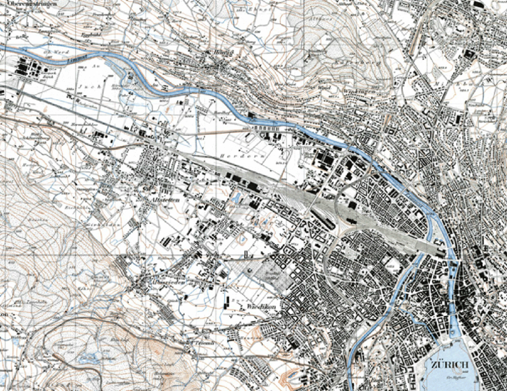 Zustand um 1950