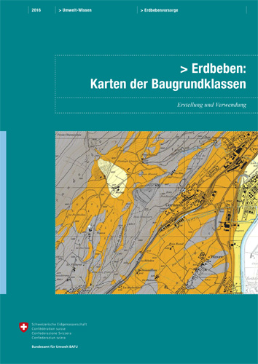 Cover Erdbeben: Karten der Baugrundklassen