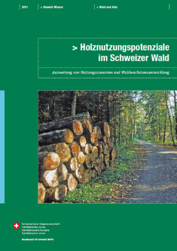 Cover Holznutzungspotenziale im Schweizer Wald
