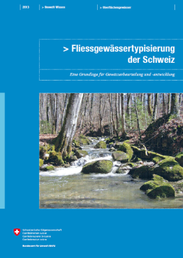 Cover Fliessgewässertypisierung der Schweiz