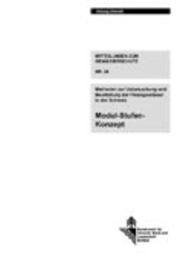 Cover Methoden zur Untersuchung und Beurteilung der Fliessgewässer: Modul-Stufen-Konzept. 1998. 41 S.