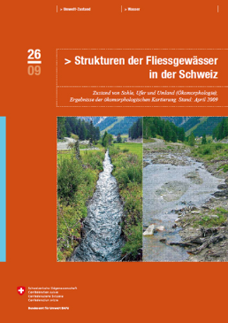 Cover Strukturen der Fliessgewässer in der Schweiz