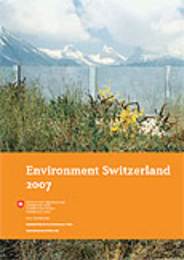 Cover Environment Switzerland 2007. 146 p.