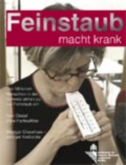Cover Feinstaub macht krank. 2005. 16 S.