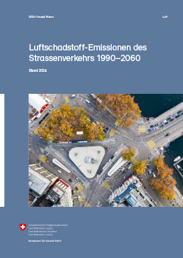 Cover Luftschadstoff-Emissionen des Strassenverkehrs 1990–2060