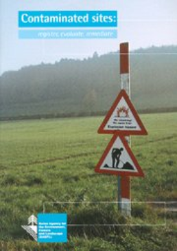 Cover Contaminated sites: register, evaluate, remediate. 2001. 40 p.
