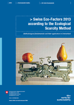 Cover Swiss Eco-Factors 2013 according to the Ecological Scarcity Method