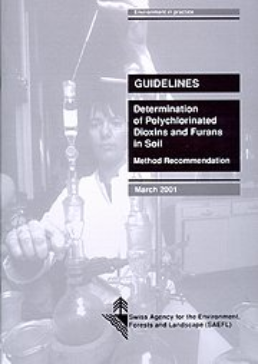 Cover Determination of polychlorinated dioxins and furans in soil. Guidelines, method recommendation. 2001. 44 p.