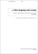 Cover Littering kostet (Summary)