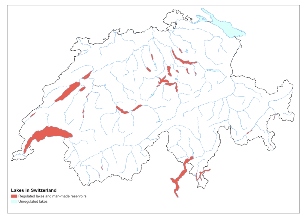 Lakes in Switzerland