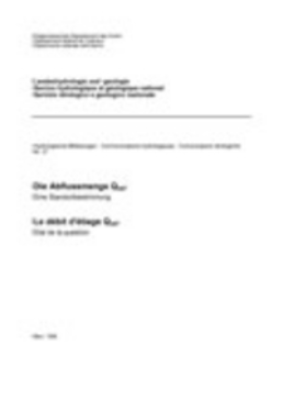 Cover Die Abflussmenge Q347. Eine Standorbestimmung = Le débit d'étiage Q347. État de la question. 1999. 129 S.