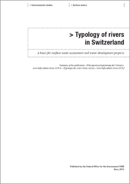 Cover Typology of rivers in Switzerland