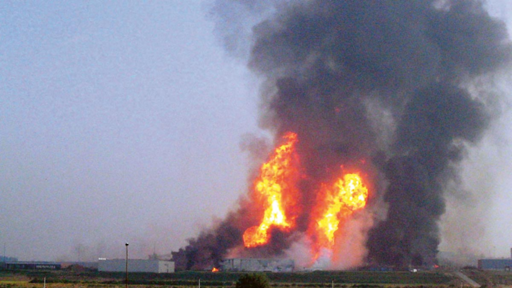 Gasexplosion im belgischen Ghislenghien