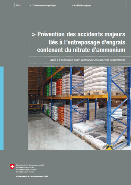 Cover Prévention des accidents majeurs liés à l’entreposage d’engrais contenant du nitrate d’ammonium