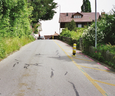 Gerzensee (BE) - Dorfstrasse: état provisoire