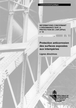 Cover Protection anticorrosion des surfaces exposées aux intempéries. Lignes directrices. 2002. 10 p.