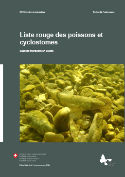 Cover Liste rouge des espèces menacées en Suisse: Poisson et cyclostomes.