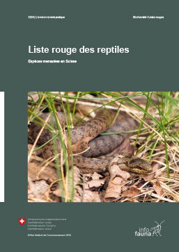 Cover Liste Rouge des espèces menacées en Suisse: Reptiles