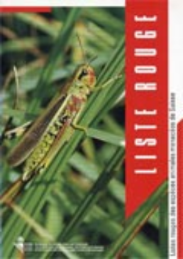 Cover Listes rouges des espèces animales menacées de Suisse. 1994. 97 p.