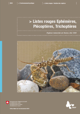 Cover Listes rouges Ephémères, Plécoptères, Trichoptères