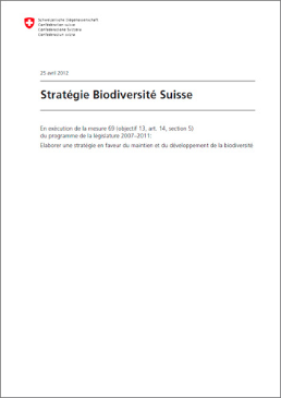 Cover Stratégie Biodiversité Suisse