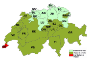 Systèmes de chasse en Suisse (carte)