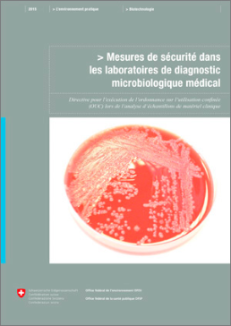 Cover Mesures de sécurité dans les laboratoires de diagnosic microbiologiques médical