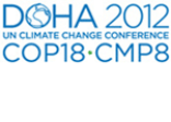 Logo du sommet climatique de Doha (COP18)