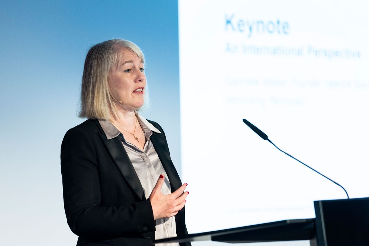 Gabrielle Walker an Tagung CO2-Entnahme und -Speicherung 2022