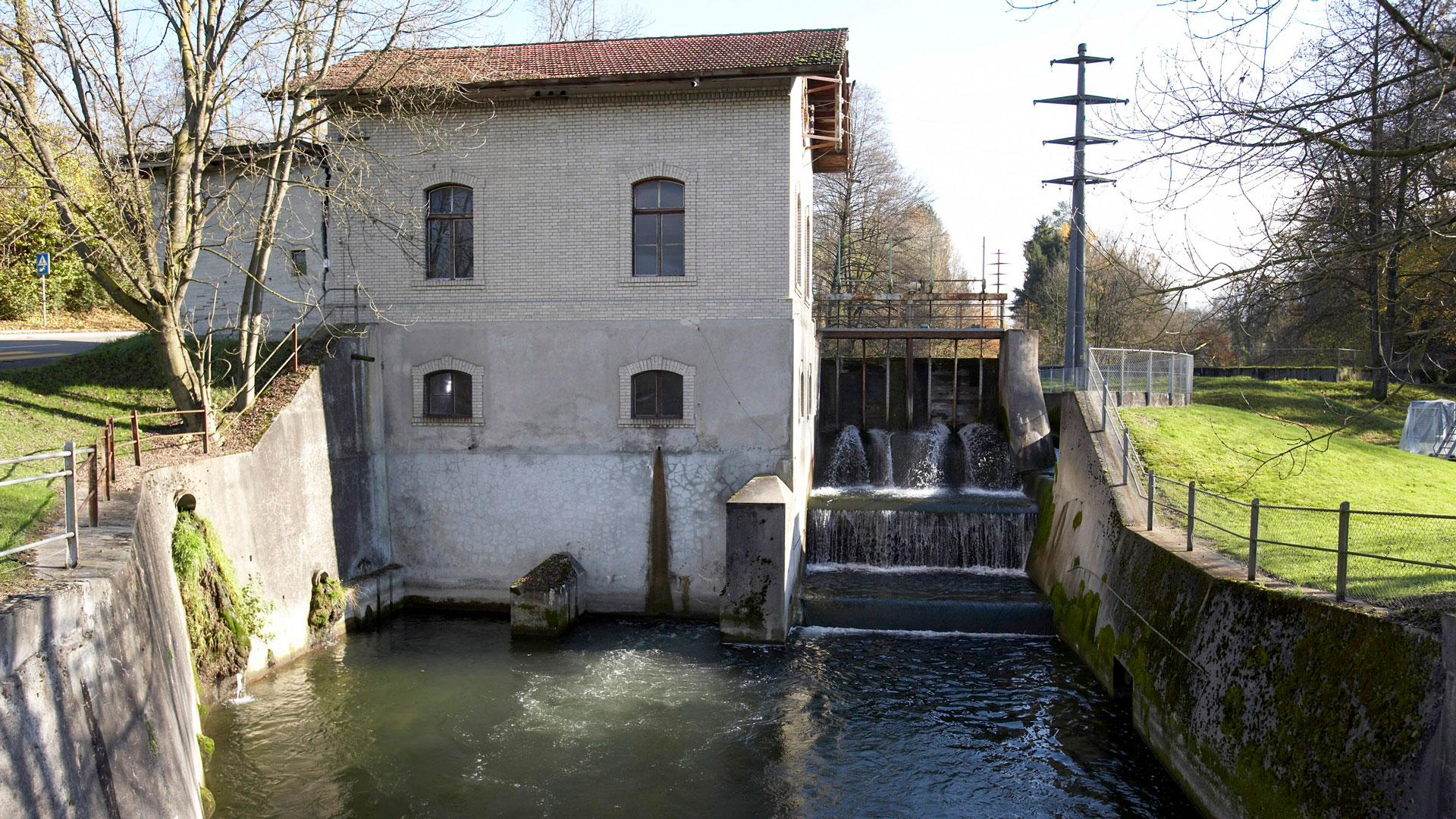 Kraftwerk an der Untermühle an der Lorze bei Cham