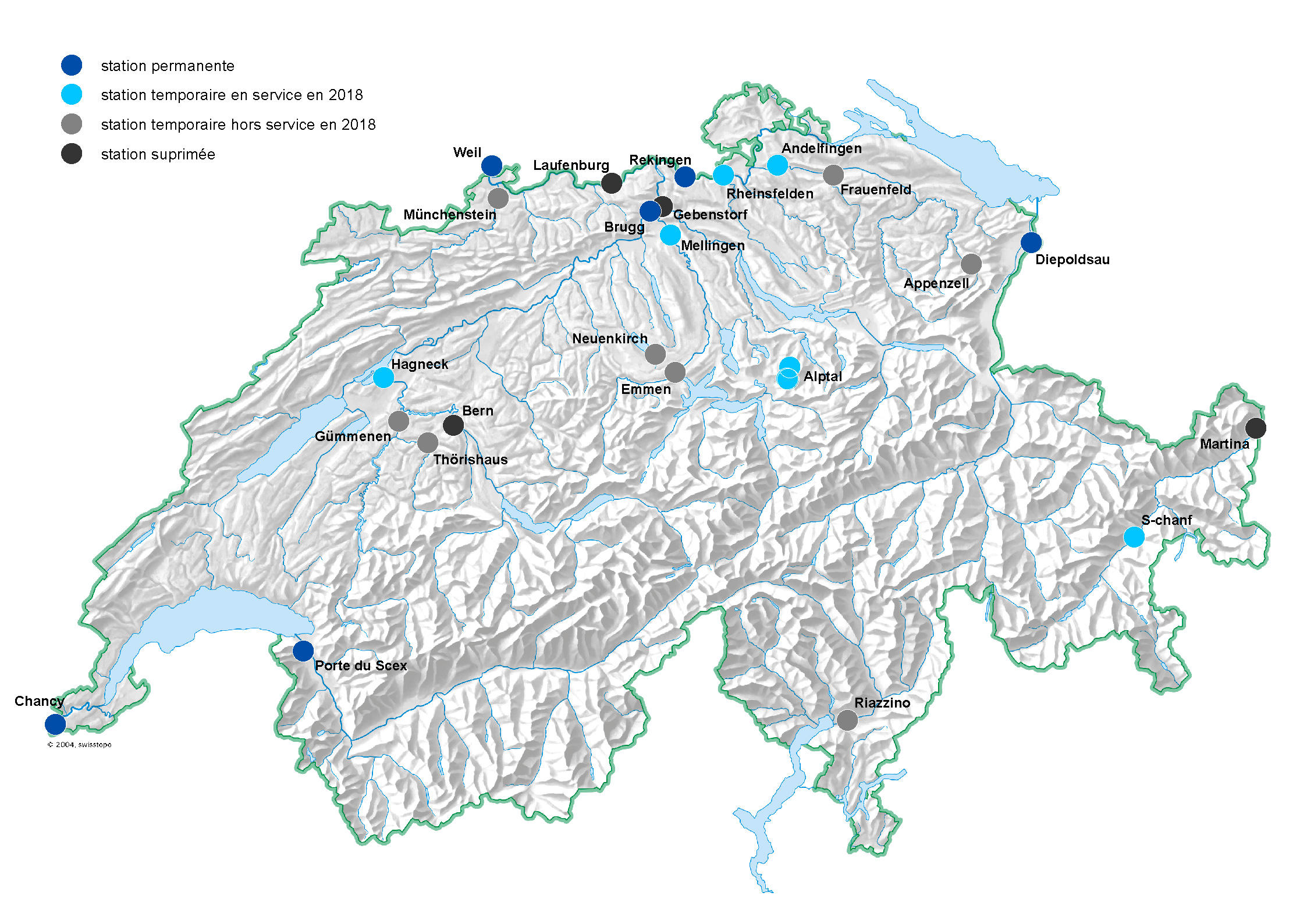 NADUF - Stations de mesure