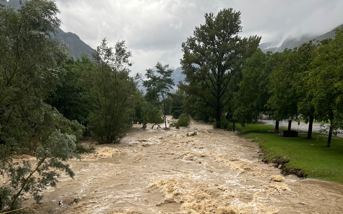 Hochwasser Orino