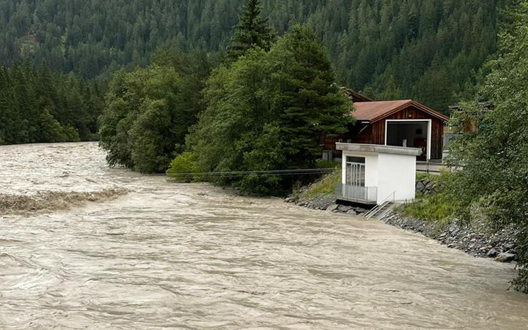 Hochwasser am Inn